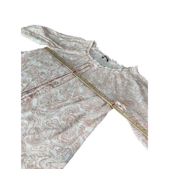 Unique Spectrum Womens Medium Paisley Blouse - - Picture 6 of 8